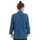 Chemise tibetaine homme bleu petrole