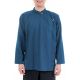 Chemise tibetaine homme bleu petrole