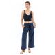 Pantalon large classic chic marine Esy