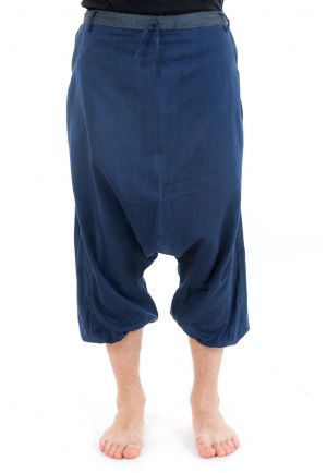 Sarouel pantacourt homme coton leger Milo