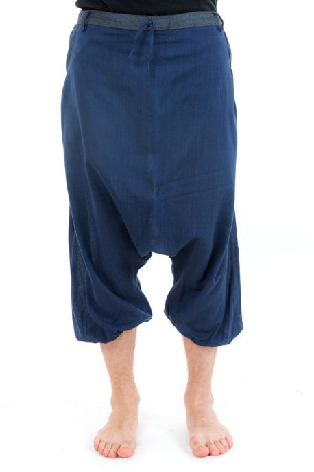 Sarouel pantacourt homme coton leger Milo