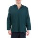 Chemise tunique col mao V homme