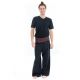 Pantalon Thai noir rayures noires