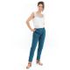 Pantalon droit carotte cool chic femme face