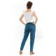 Pantalon droit carotte cool chic femme