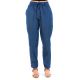 Pantalon jean denim sans fermeture zoom