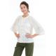 Blouse chemisier dentelle broderies boheme face