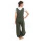 Salopette femme kaki originale Ella