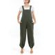 Salopette femme kaki originale Ella zoom