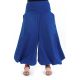 Sarouel jupe-culotte femme bleu roi zoom