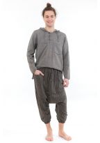 Pantacourt sarouel bermuda baba zen homme face