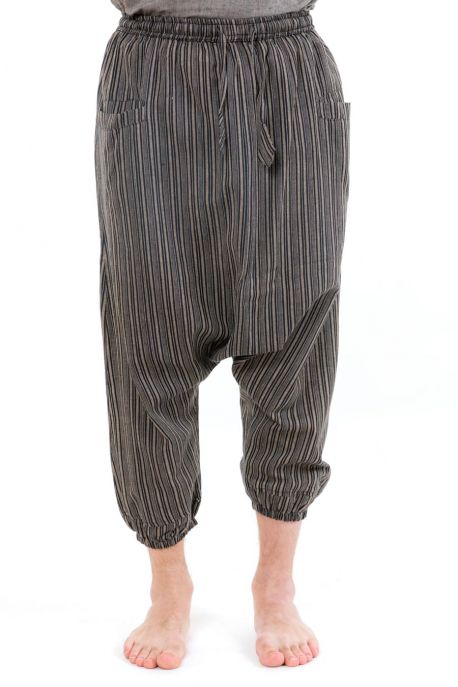 Pantacourt sarouel bermuda baba zen homme zoom