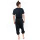 Pantacourt sarouel bermuda noir casual