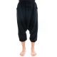Pantacourt sarouel bermuda noir casual zoom