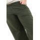 Pantalon large classique femme homme kaki
