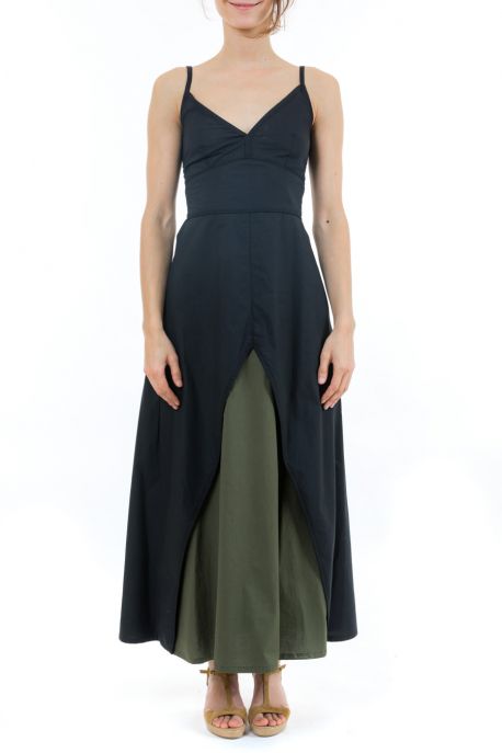 Robe longue army green princess zoom