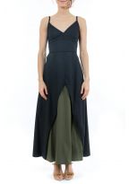 Robe longue army green princess zoom