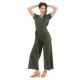 Combinaison pantalon femme saharienne kaki