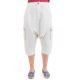 Sarouel bermuda cargo mixte natural zoom