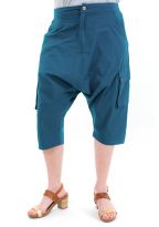 Sarouel bermuda cargo homme petrole zoom