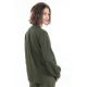 Chemise femme kaki manches longues