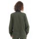 Chemise femme kaki manches longues