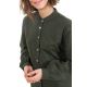 Chemise femme kaki manches longues