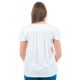 T-shirt femme manches courtes jersey ecru
