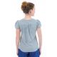 Tee-shirt femme jersey manches courtes gris