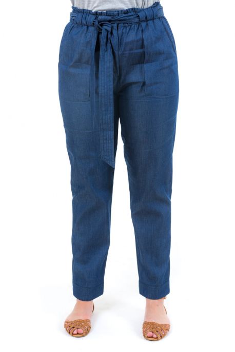 Pantalon jean denim carotte original zoom