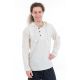 Chemise ethnique avec capuche natural Mio face