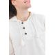 Chemise ethnique avec capuche natural Mio