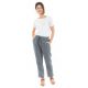 Pantalon casual zen mixte gris face