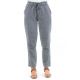 Pantalon casual zen mixte gris zoom