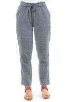 Pantalon casual zen mixte gris zoom