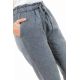 Pantalon casual zen mixte gris