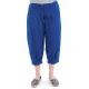 Pantacourt bouffant femme bleu royal zoom