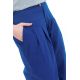 Pantacourt bouffant femme bleu royal