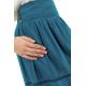 Jupe longue boheme bleu petrole