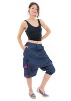 Sarouel bermuda pantacourt cargo jean face
