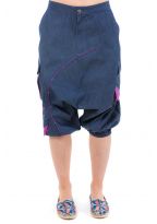 Sarouel bermuda pantacourt cargo jean zoom