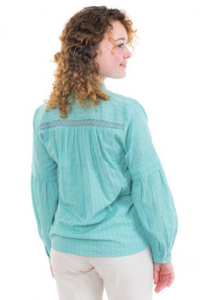Blouse chemisier dos dentelle Lany dos