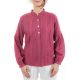 Blouse chemisier dos original dentelle zoom