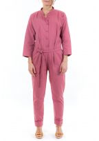 Combi pantalon saharienne brique rose zoom