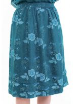 Jupe midi ethnique romantique Khatryne zoom
