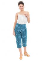 Pantacourt bermuda carotte femme Drita face