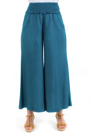 Pantalon fluide large femme Toudou zoom