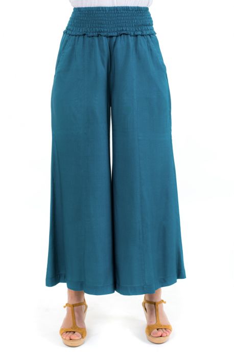 Pantalon fluide large femme Toudou zoom