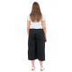 Pantalon raccourci pantacourt hybride noir