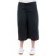 Pantalon raccourci pantacourt hybride noir